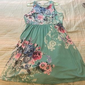 Real Floral Sundress. Size 2x.